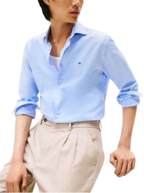 Camicia in popeline stretch Tommy Hilfiger | MW0MW38347DXA